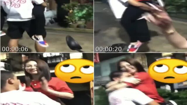 Siobe Lim And Nik Makino Binuhat At Hinawakan Sa Pwet